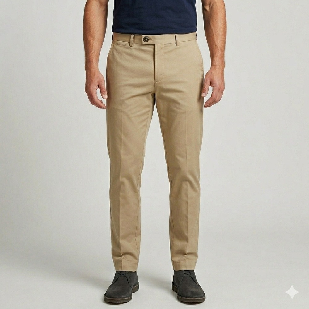 Peter Millar EB66‎ Performance Five-Pocket Golf Pants 42/30 Khaki MF19EB50FB EUC